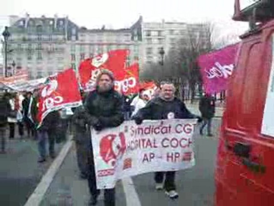 Manisfestation contre ordre infirmier Paris le 26/01/10
