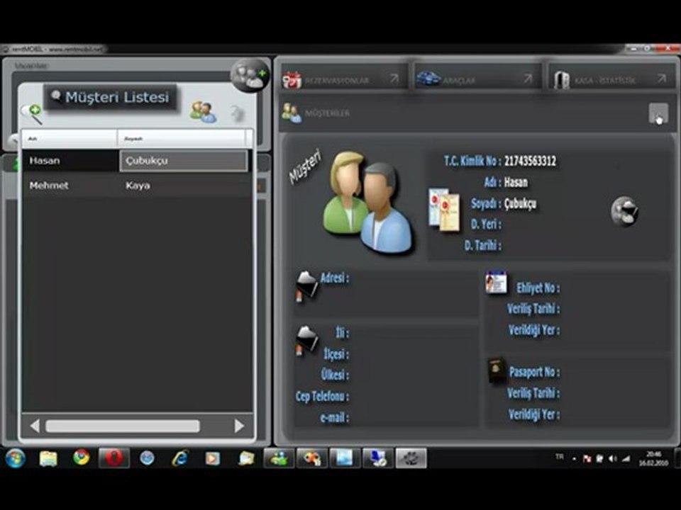 rentMOBİL Kara Liste