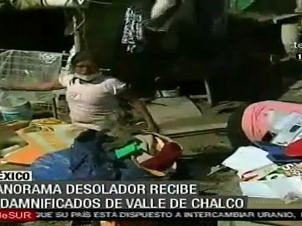 Panorama desolador para damnificados por lluvias en México