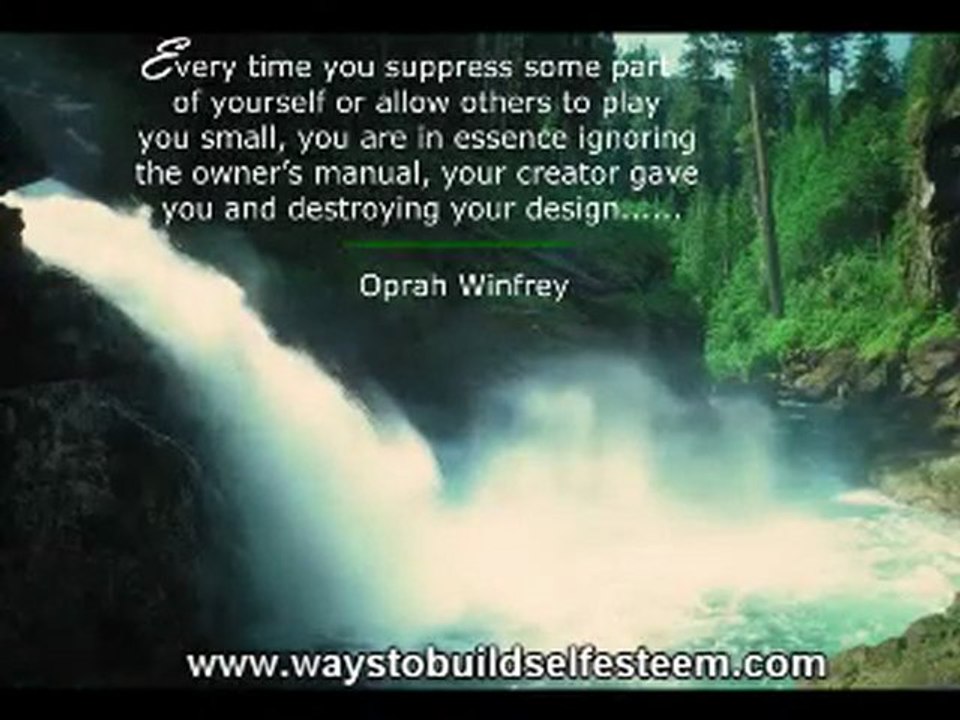 Inspirational Quotes To Build Self Esteem