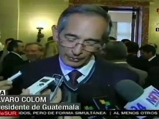 Colom pide lucha frontal de AL al crimen organizado