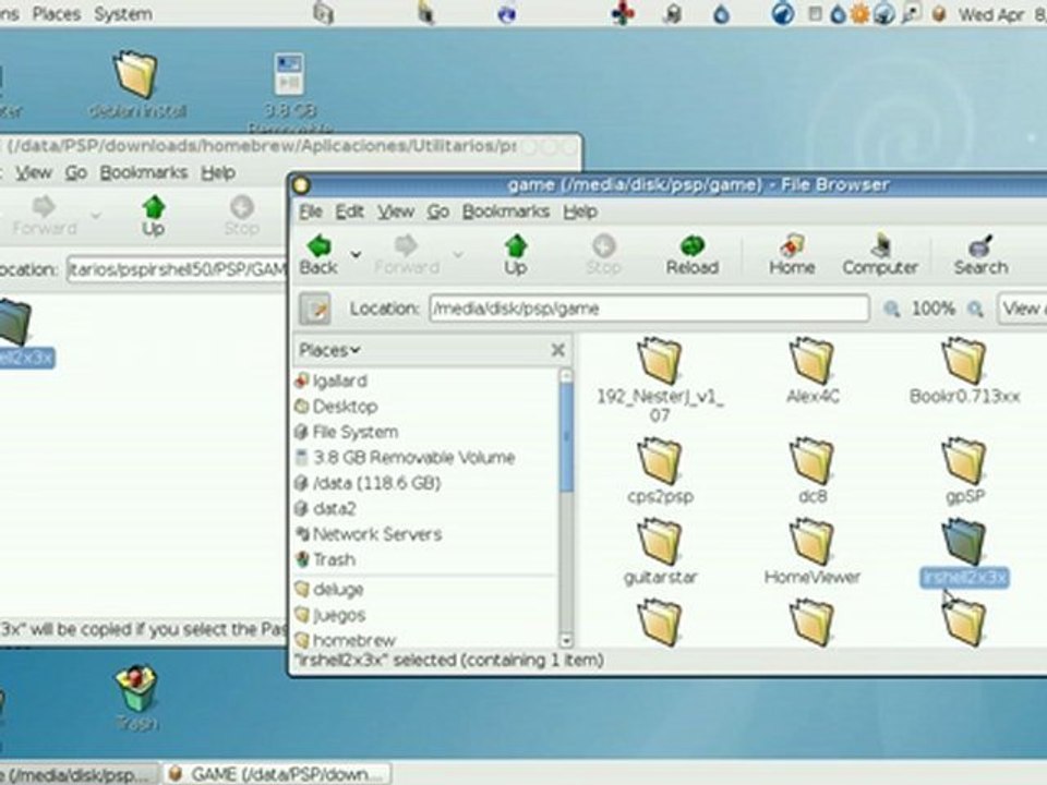 Installing iRSHell | Instalación de iRShell