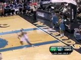 Josh Howard steals the ball, runs the floor and finishes wit