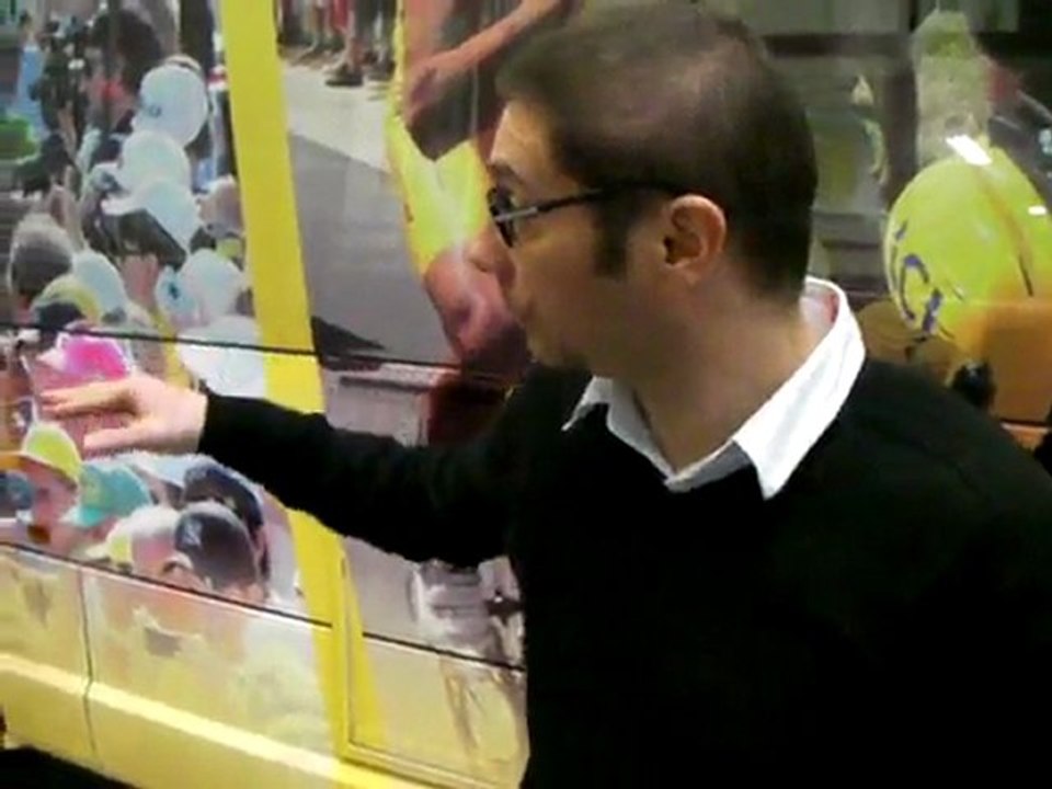 Un bus péageois aux couleurs du Tour de France