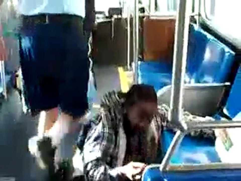 bagarre dans un bus