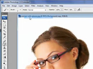 How to change Girl's hair color in Photoshop