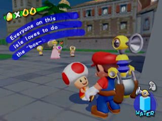 super mario sunshine exemple d'un niveau