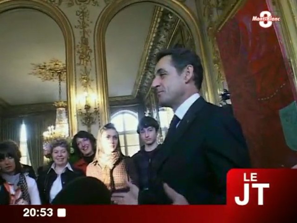 Le Conseil général Jeunes de Savoie à l'Elysée