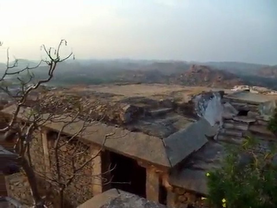 India - Hampi - Landscape from the top of the hill