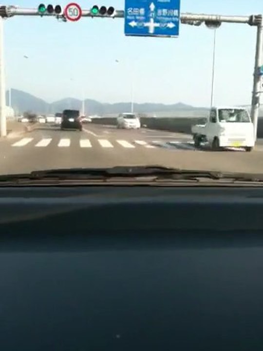 通勤動画１　四国三郎橋～応神交差点