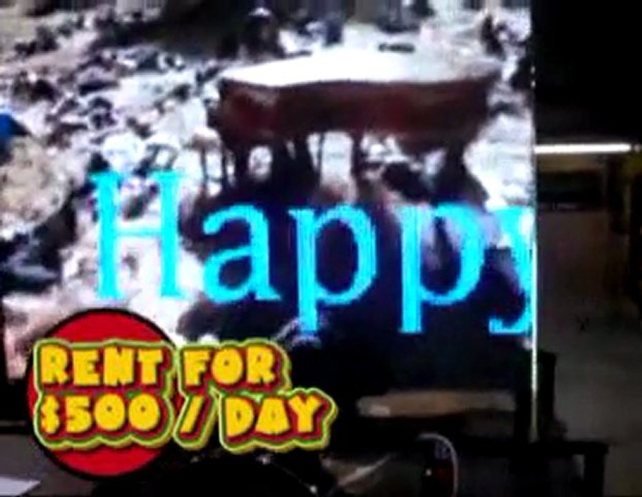 led sign trailer rental from $500 per day