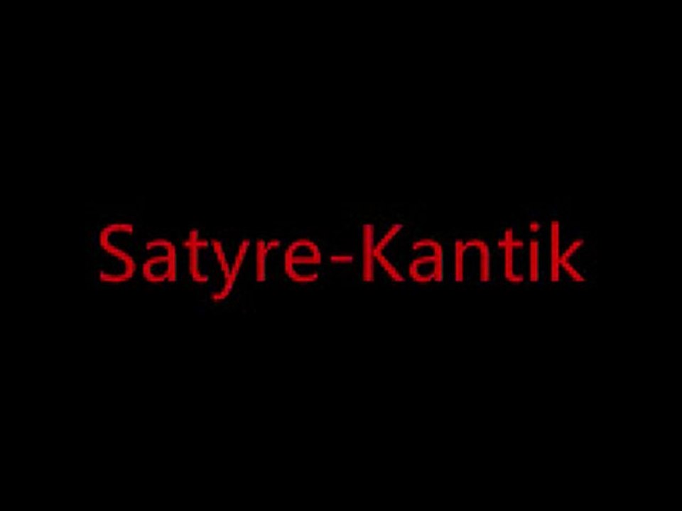 Satyre-Kantik