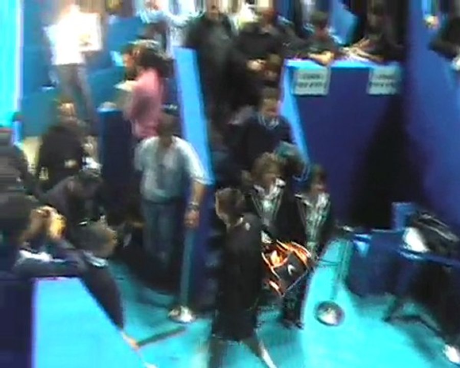 Entrée des joueurs : Soderling - Stakhovsky