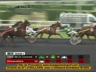 vidéo quinté vincennes 18 février 2010 PRIX DE CHATEAURENARD