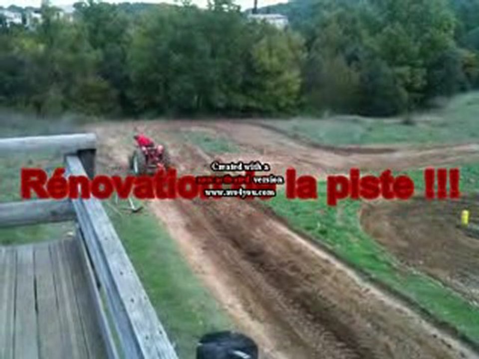 Rénovation de la piste !!!