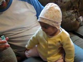 Aarushi laughing at tic tac box