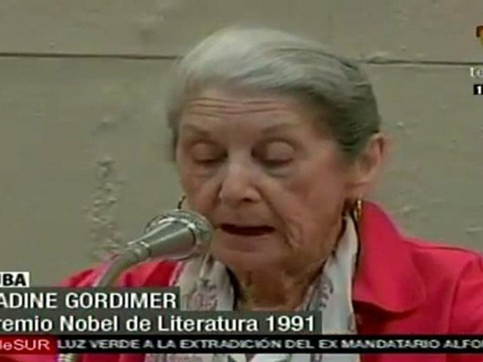 Gordimer pide a Obama liberación de 5 presos cubanos
