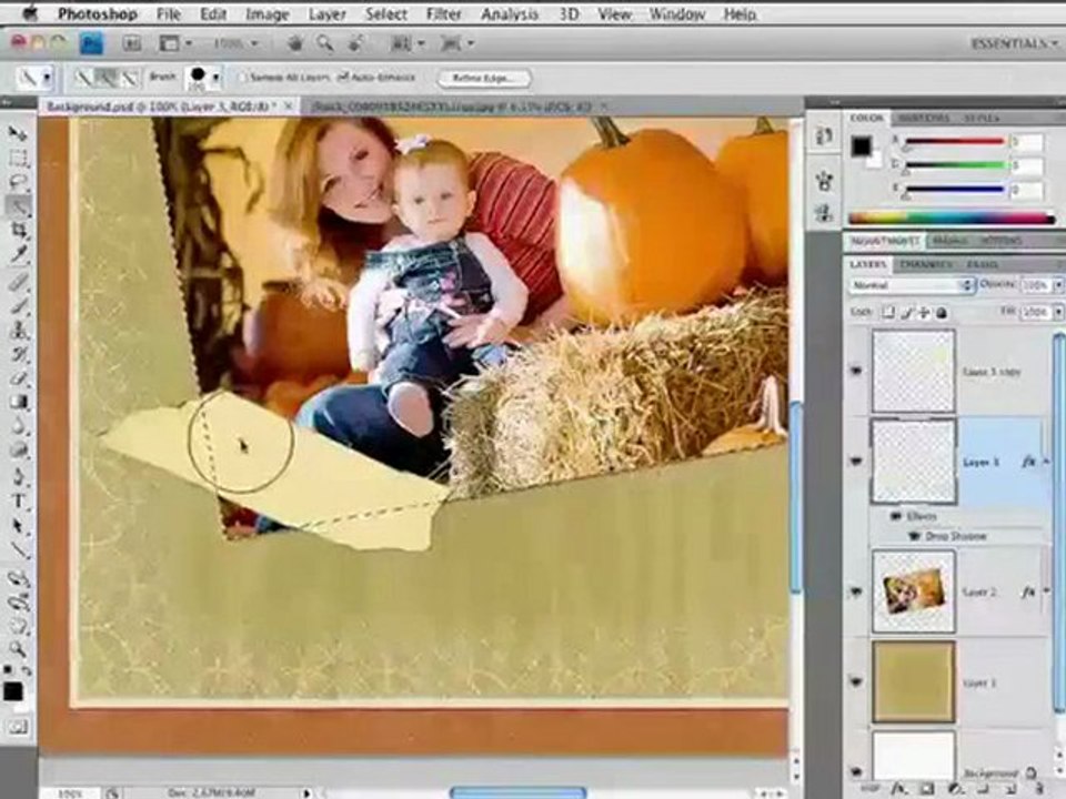 Creating Taped Edges