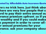 Affordable Auto Insurance Quotes