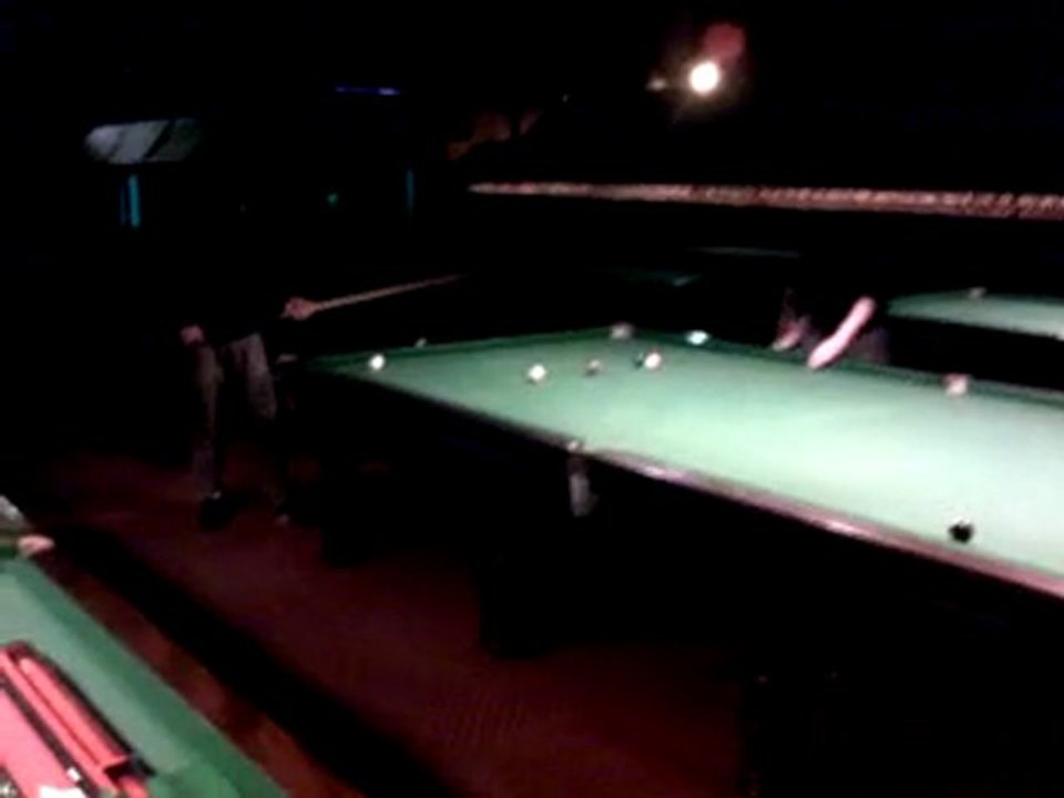Fluke snooker au Charlemagne snooker club