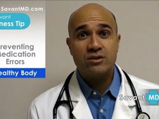 SavantMD: Health Tip: Preventing Medication Errors