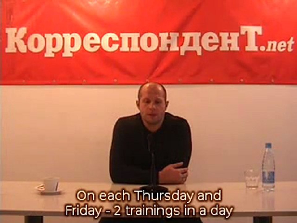 FEDOR Interview In Kiev pt 4