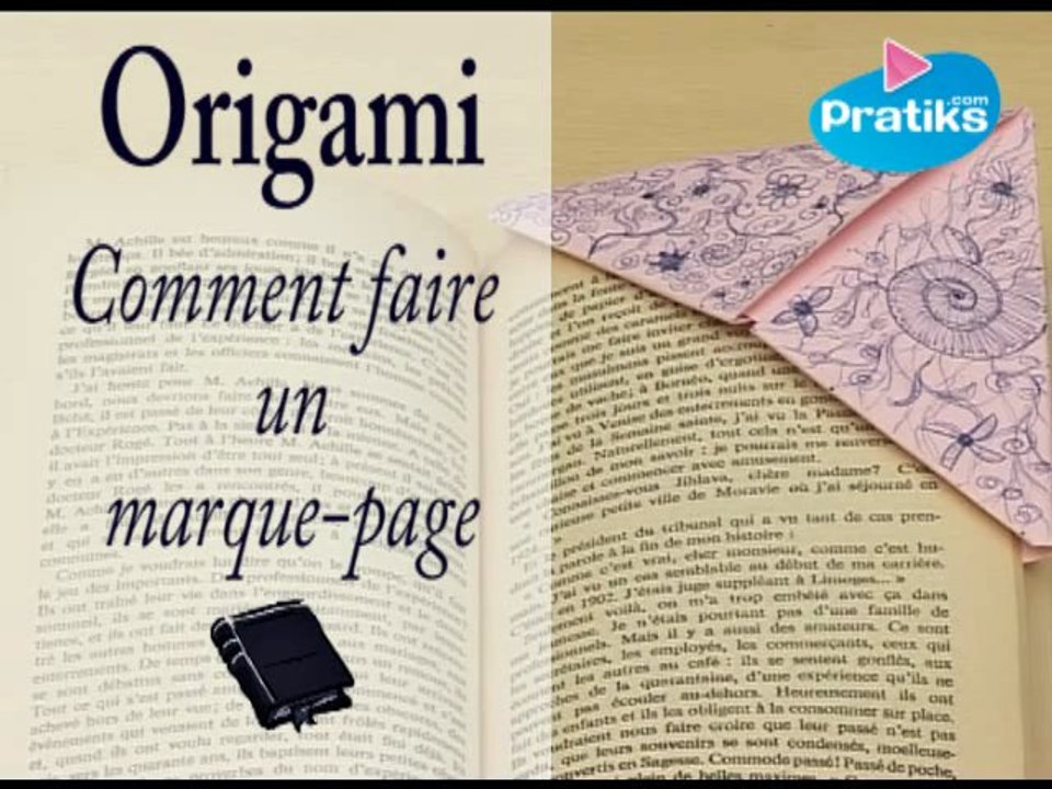 Comment faire un marque page en papier ?
