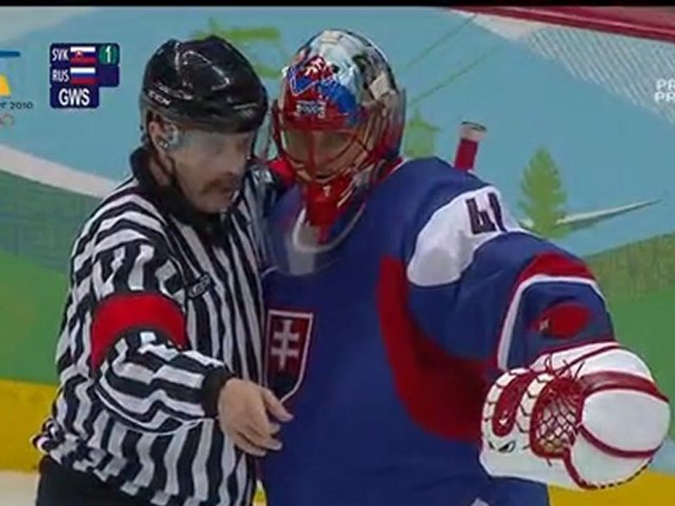 Slovakia vs Russia, Shootouts Stumpel, Morozov, V'ouver 2010