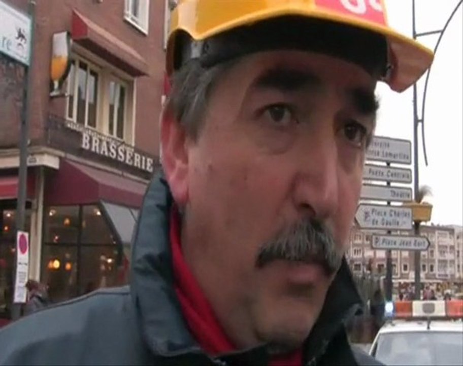 Grève des TOTAL Dunkerque contre la fermeture