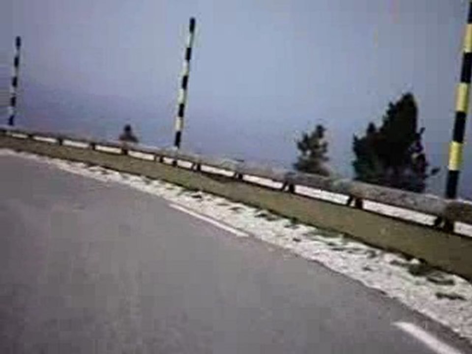 descente du mont ventoux