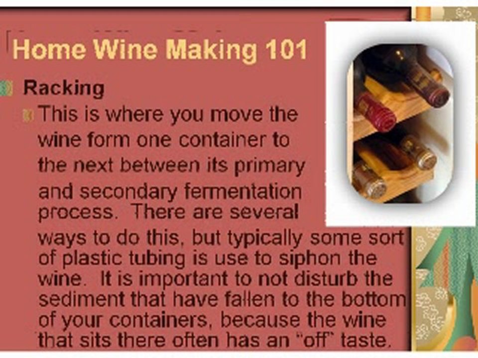 Wine Making Process