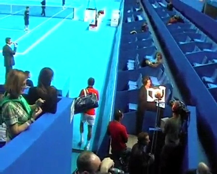 Entrée des joueurs : Benneteau - Monfils