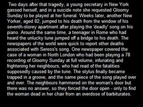 Rezso Seress - Gloomy Sunday song story