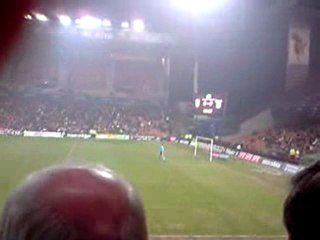 Match Lens-Brest - Coupe de France - Un corner de Brest