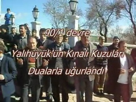 Yalıhüyük'te asker ugurlamasi