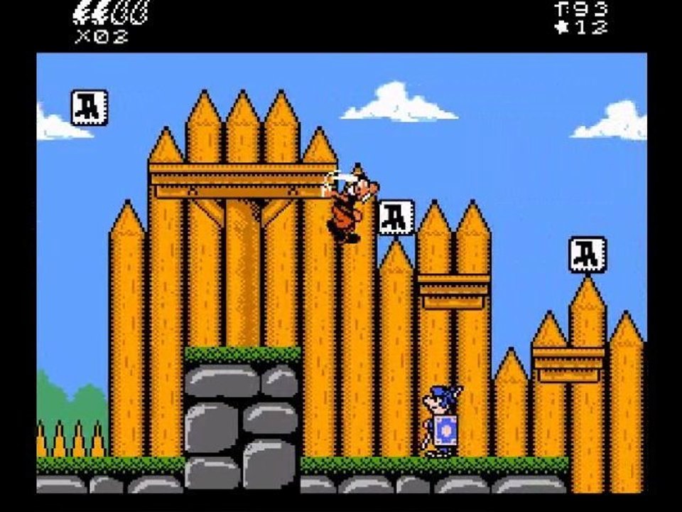 video retrogaming sur asterix version nes