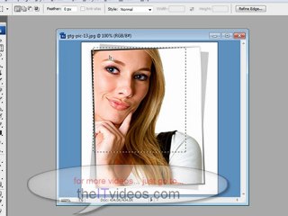 How to Crop Girls face using Photoshop