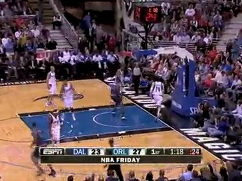 Dwight Howard gets the inside position and finishes with the