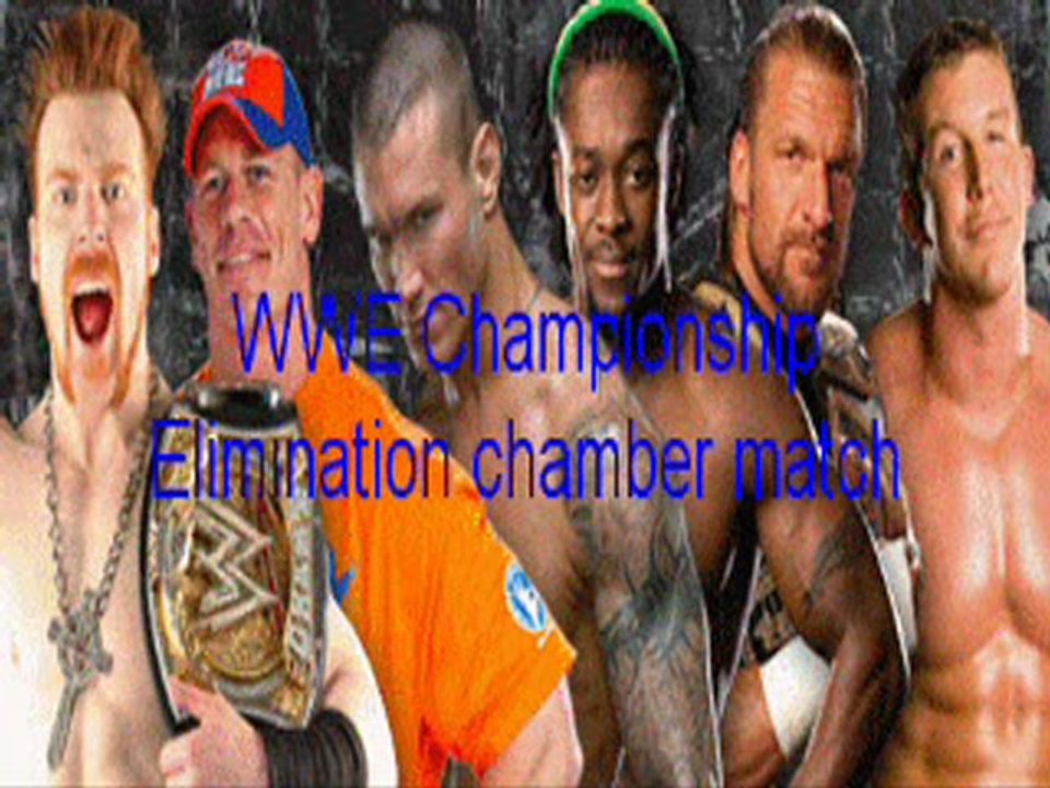 Matchs Elimination Chamber 2010