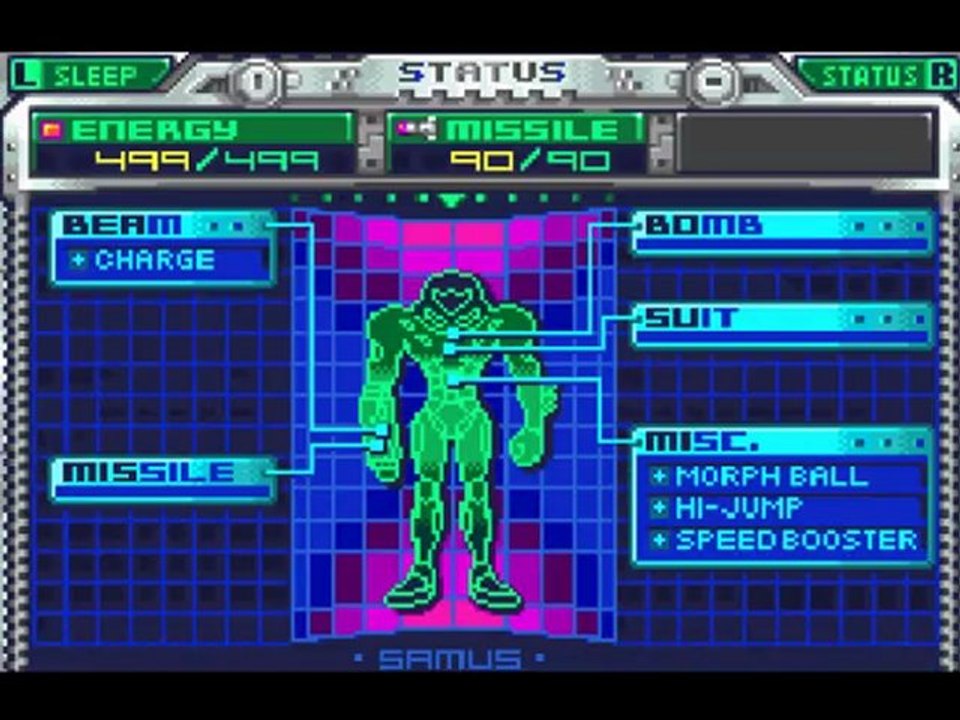 Metroid Fusion par LexLama (part 1)