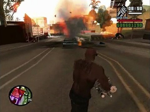 GTA San Andreas - CJ vs Ballas (Guerre des gangs)