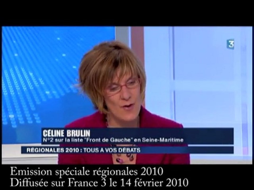 Débat spécial régionales avec Céline Brulin sur France 3 (1)
