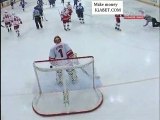 ice hockey. referee not skating. a very experienced Referee