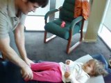 West Hollywood Chiropractor on a Baby Adjustment