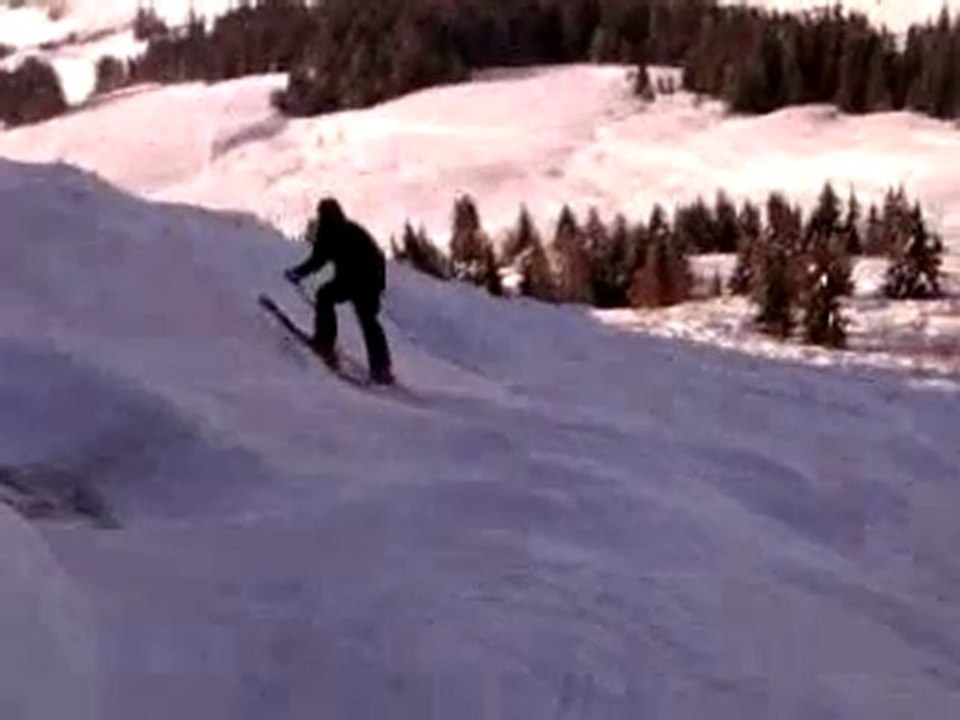 Piste noir la rosay a St gervais