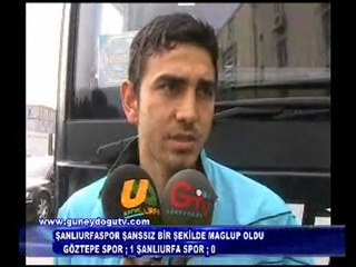 GÖZTEPESPOR ŞANLIURFASPOR (VİDEO) - Güneydoğu TV