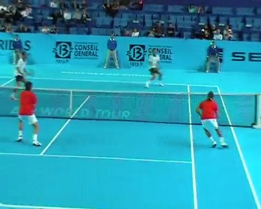 1/2 Finale doubles : Llodra / Benneteau - Clément - Mahut