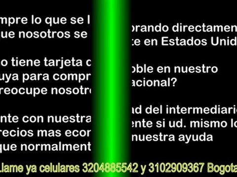 Compras en USA desde Colombia cel. 3102909367