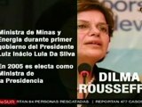 Ministra de Gobierno brasileño Dilma Rousseff