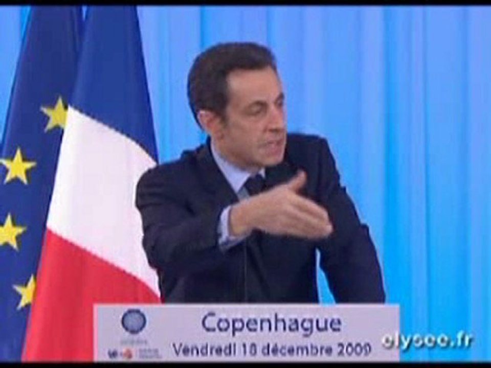 Décryptage du discours de Sarkozy à Copenhague